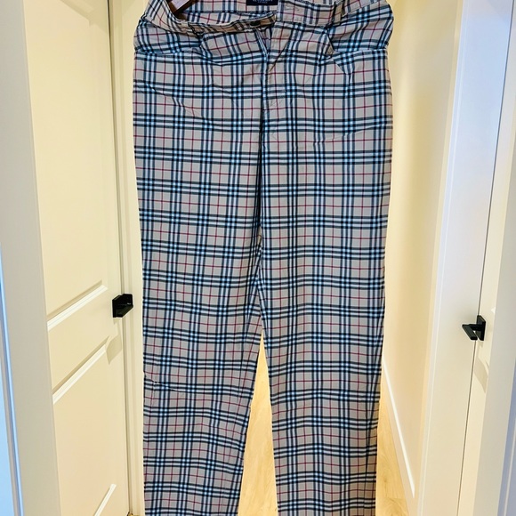Burberry Men Size 32 Nova Check Pants - Picture 8 of 8